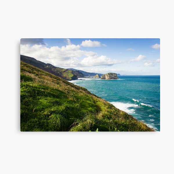 Basque Country coast landscape Canvas Print