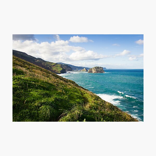 Basque Country coast landscape Photographic Print