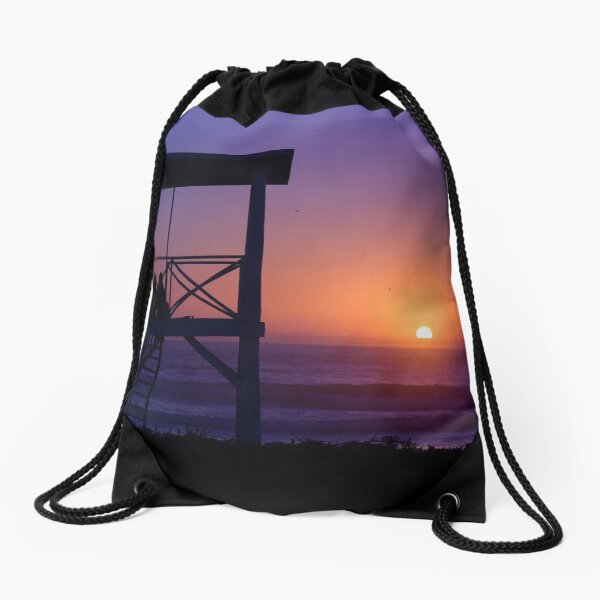 Sunset love Drawstring Bag
