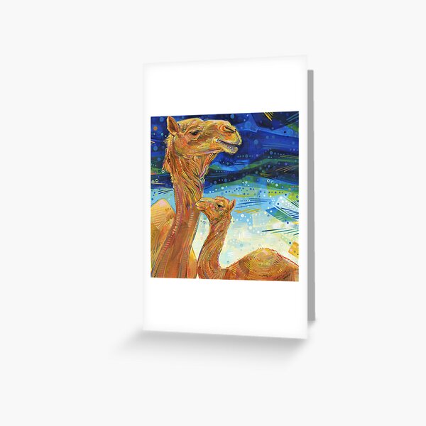 Dromedary painting - 2012 Greeting Card