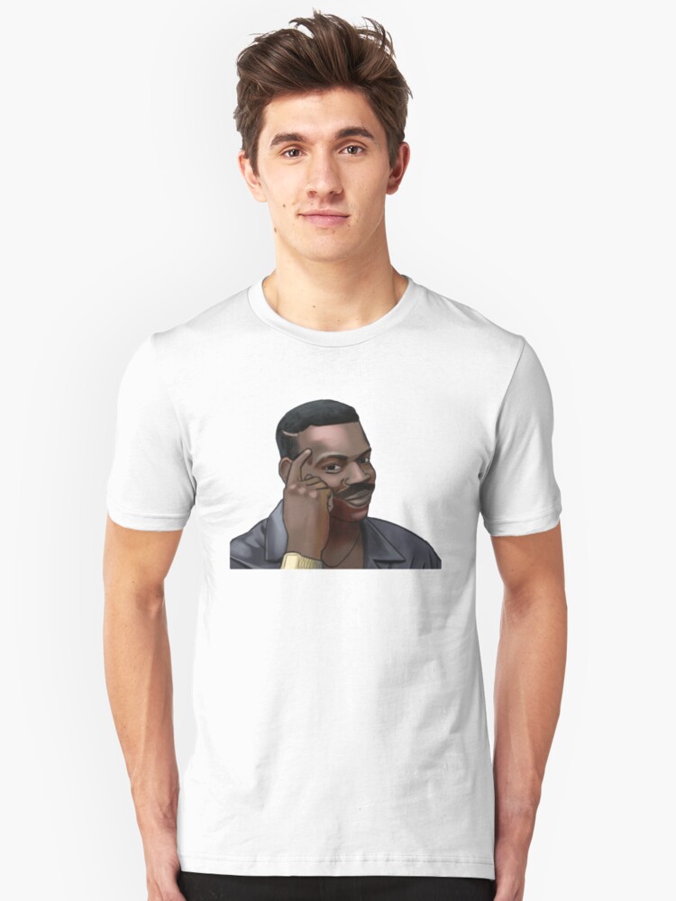 Funny Meme Black Guy Thinking Meme T Shirt By Etindustries
