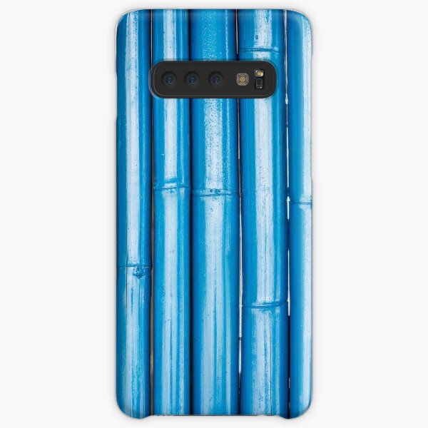 Blue bamboo canes background Samsung Galaxy Snap Case
