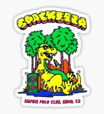 Coachella Dinosaur Graphic Art Sticker