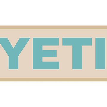 PINK + GREY YETI STICKER Sticker for Sale by designzbyemm