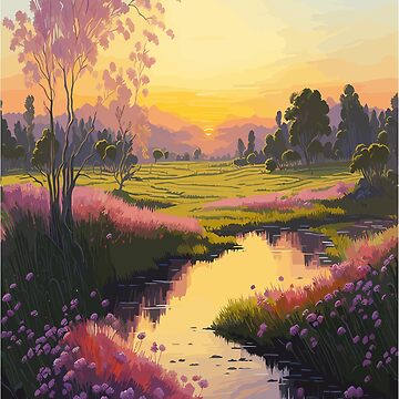 Serene Sunset 16x20 Canvas Print