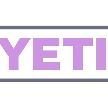 Purple Yeti Logo Sticker for Sale by ZenonIglecias