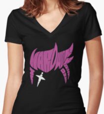 Zarya Fan Art Typography T-Shirt Women's Fitted V-Neck T-Shirt