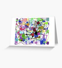 Jackson Pollock Carte de vœux