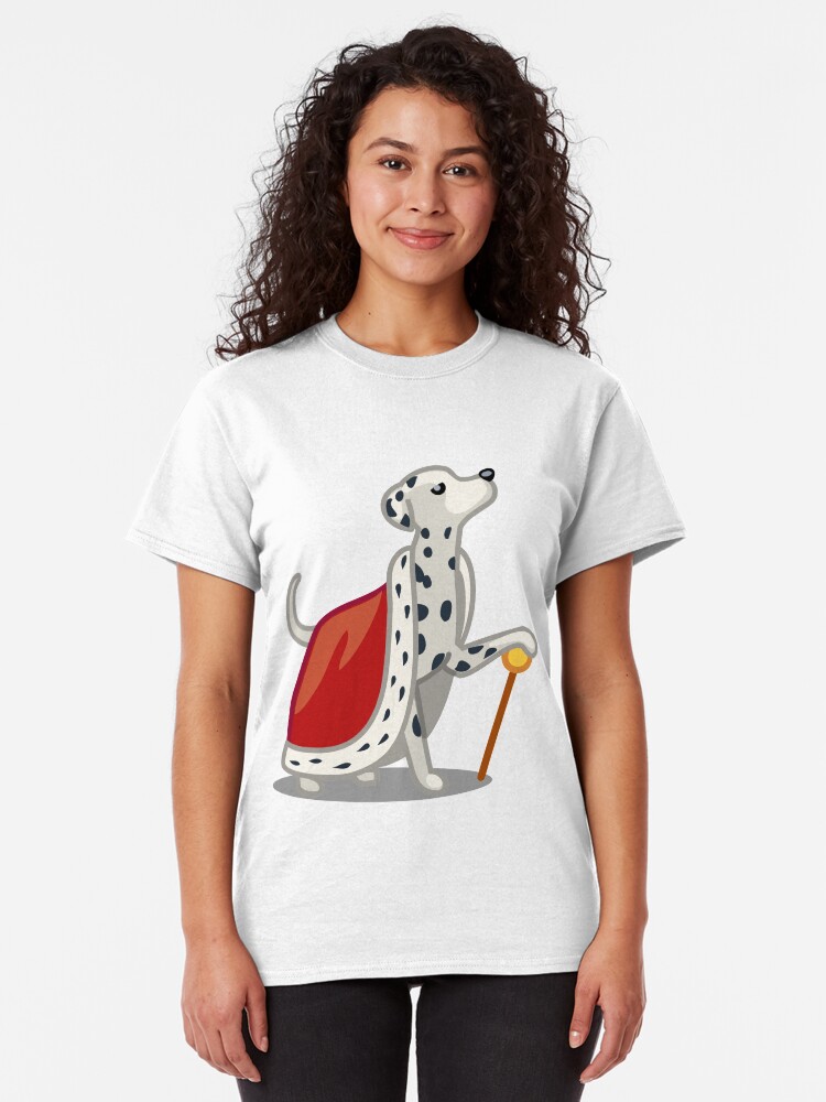 Alternate view of Funny Dalmatian Diva Tshirt - Dog Gifts for Dalmatian Dog Lovers! Classic T-Shirt