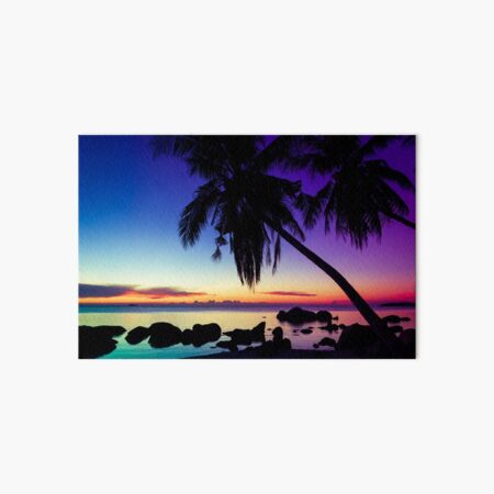 Fantasy sunset landscape Thailand Art Board Print