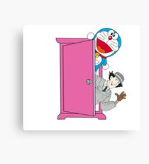Doraemon & Inspector Gadget Canvas Print