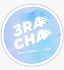 3RACHA - start line (blue) Sticker