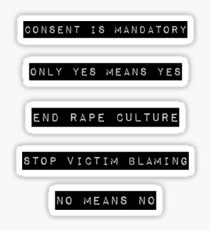 Consent Sticker Set Sticker