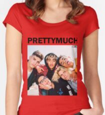 PRETTYMUCH Women's Fitted Scoop T-Shirt