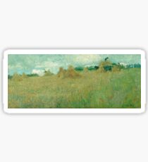 Harvesting by Emanuel Phillips Fox Sticker