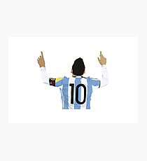 Lionel Messi Aufkleber Fotodruck
