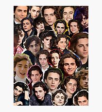 Timothee chalamet Collage Photographic Print