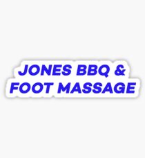 BBQ AND FOOT MASSAGE Sticker