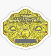 Big Gold Belt Main Plate Sticker