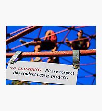 Entertaining Disobedience Photographic Print
