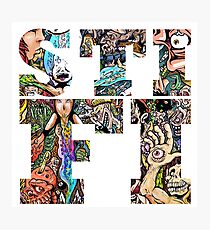 Sticky Fingers Caress Your Soul Logo Photographic Print