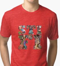 Sticky Fingers Caress Your Soul Logo Tri-blend T-Shirt