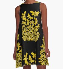 Escher brechen A-Linien Kleid