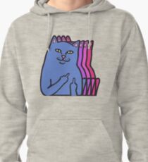 F*ck you cat Pullover Hoodie