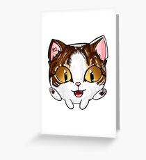 Bubble Cat Dipstick Greeting Card