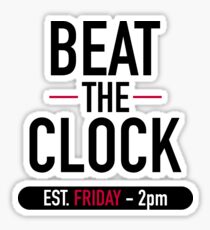 Beat the Clock Sticker