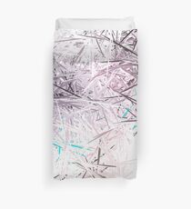 Pastel Lavender Sketch Abstract Design Duvet Cover