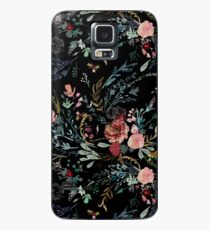 Midnight Floral Case/Skin for Samsung Galaxy