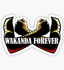 WAKANDA FOREVER T SHIRT Sticker