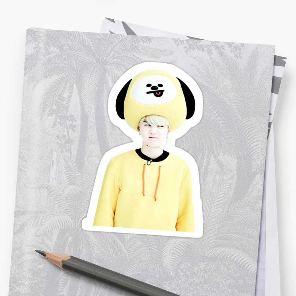  BTS  Suga  as BT21  Chimmy Stickers by HelloDigitals 