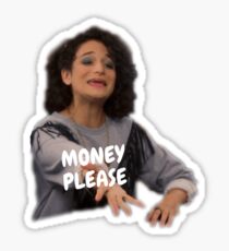 Money Please!!!! Sticker