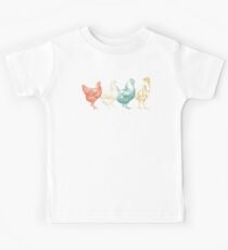 Chicken Vintage T Shirt Funny Farm Poultry Farmer Gifts Tees Kids T-Shirt