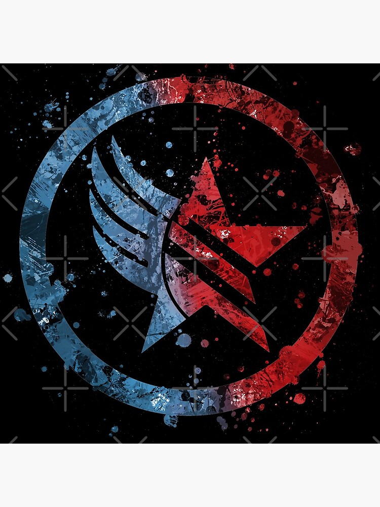 Mass Effect Renegade/Paragon Combo Splatter by jsumm52