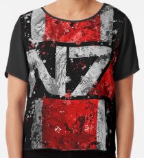 Mass Effect N7 Splatter Chiffontop