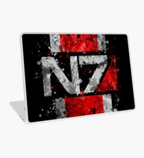 Mass Effect N7 Splatter Laptop Skin