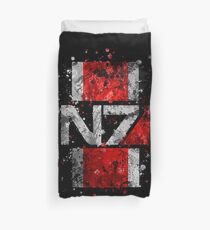 Mass Effect N7 Splatter Bettbezug