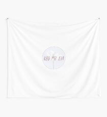 Circular Pastel Rho Psi Eta Wall Tapestry