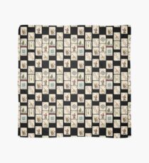 Mahjong Majong Black Tile Pattern Scarf