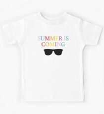 Der Sommer kommt Parodie auf das Spiel der Throne Kinder T-Shirt