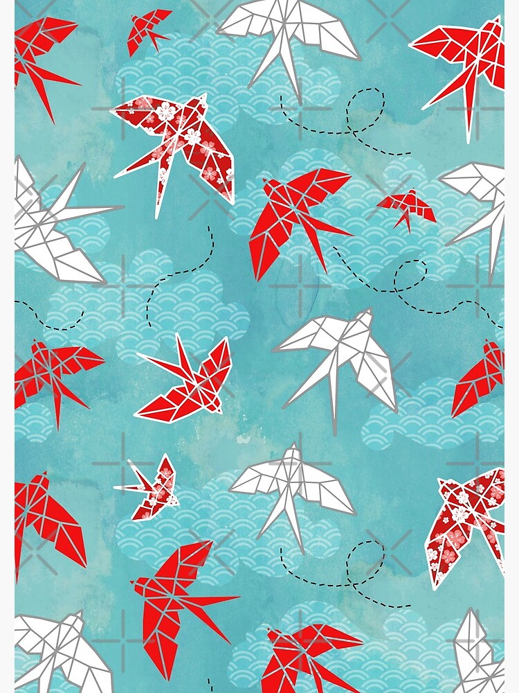 Origami Swallow by adenaJ