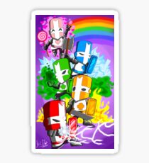 Castle crashers sticker v2 Sticker