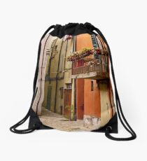 An Afternoon in Brisighella Drawstring Bag