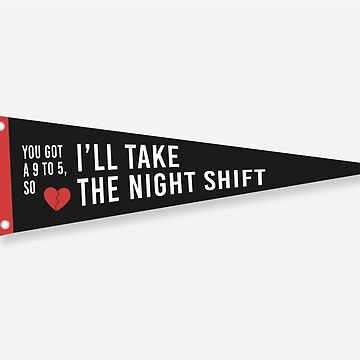 "Lucy Dacus Night Shift Lyrics Banner" Sticker for Sale by littlesigns