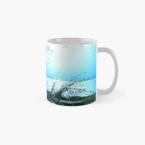 Blue water splash Classic Mug