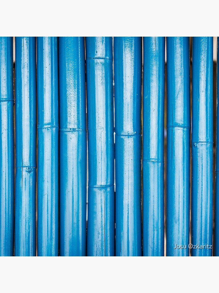 Blue bamboo canes background by Joshollywood