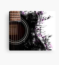 Guitar Graphics Canvas Print